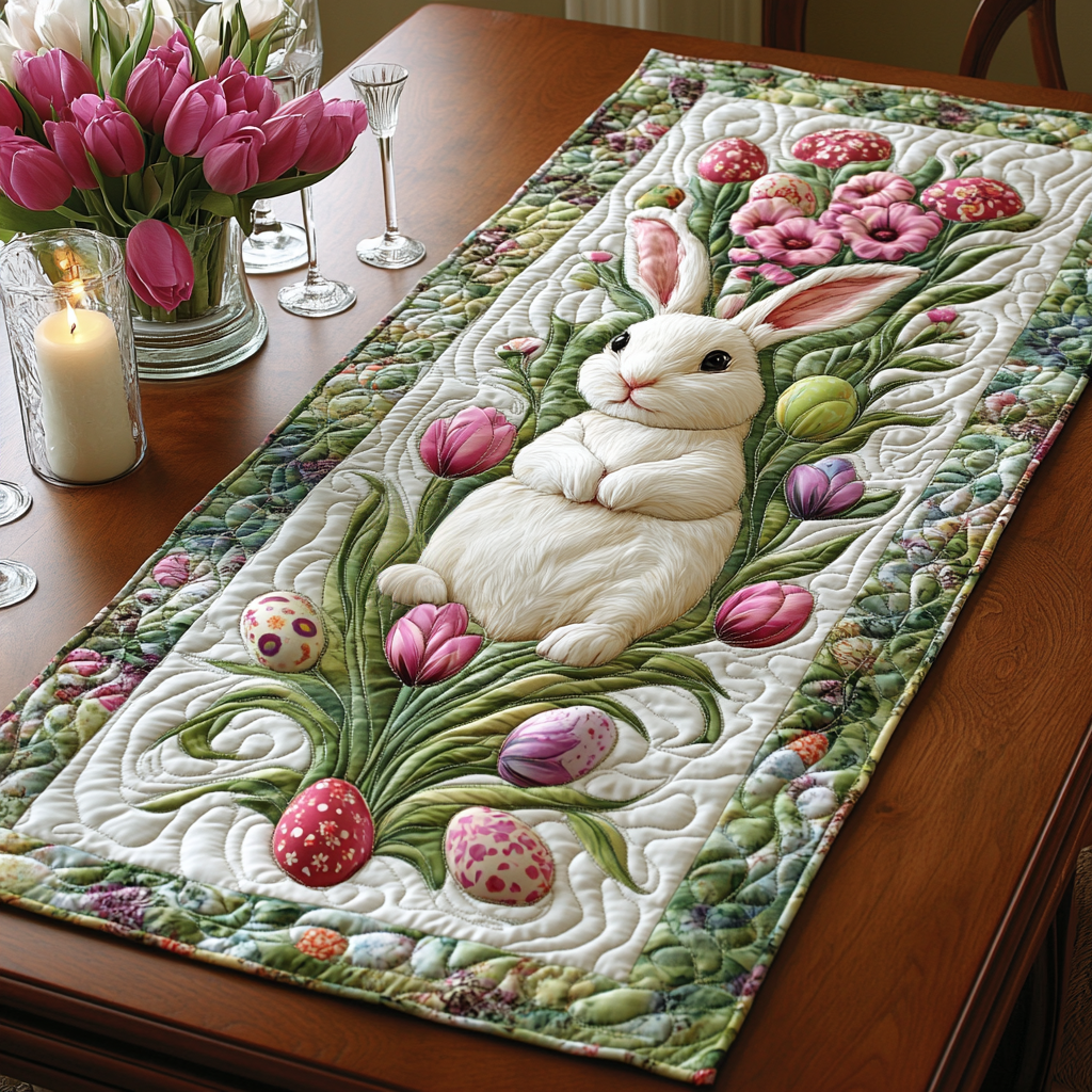 Påskesolopgang Quilted Bordløber NCU0DV4013