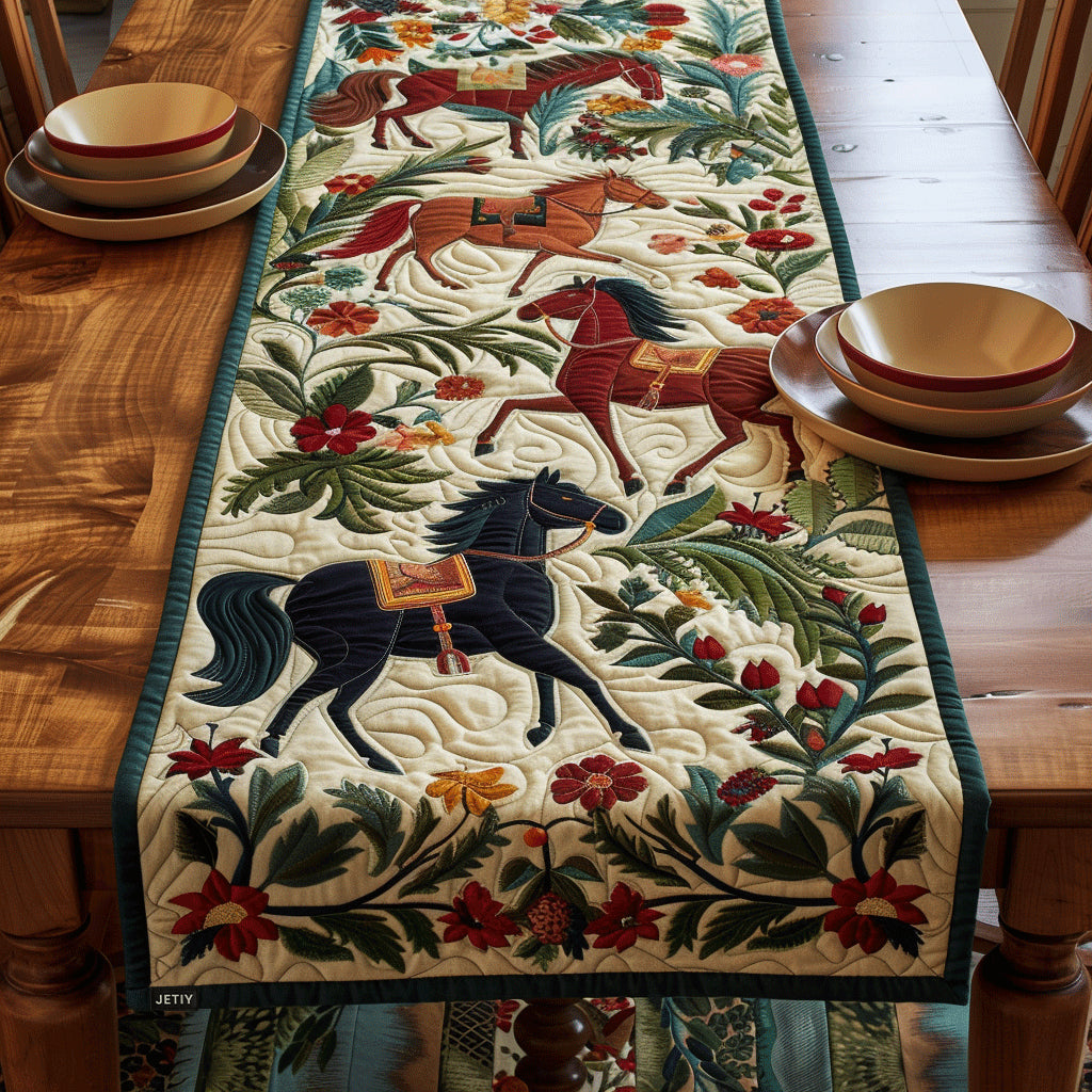 Equine Art Mystical Steeds Quiltet Bordløber NCU0PD294
