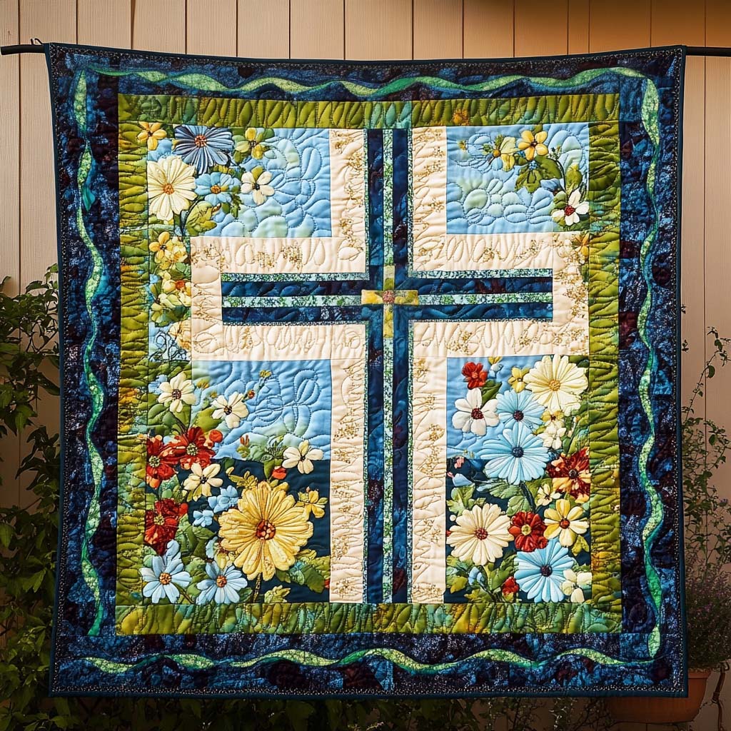 Eternal Blossoms Kunst Quilt Ophæng NCU0NT2305