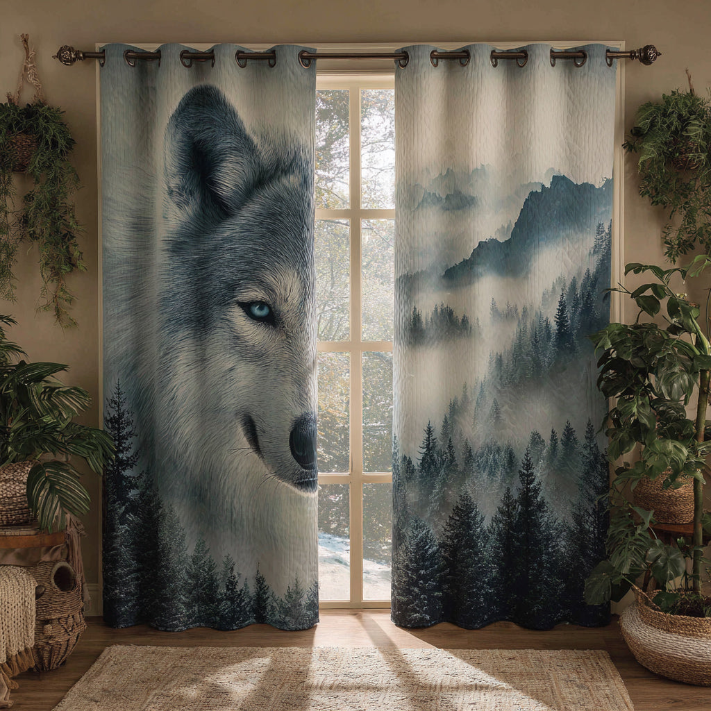 Ethereal Wolf Spirit Quilted Gardiner NCU0HH1590