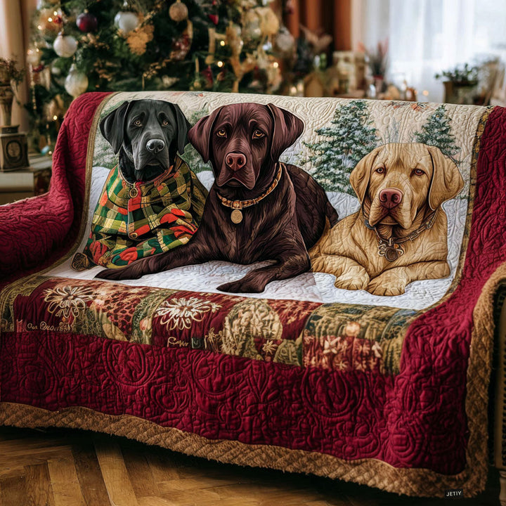 Labrador Retriever Quiltet Sofaovertræk NCU0VT339