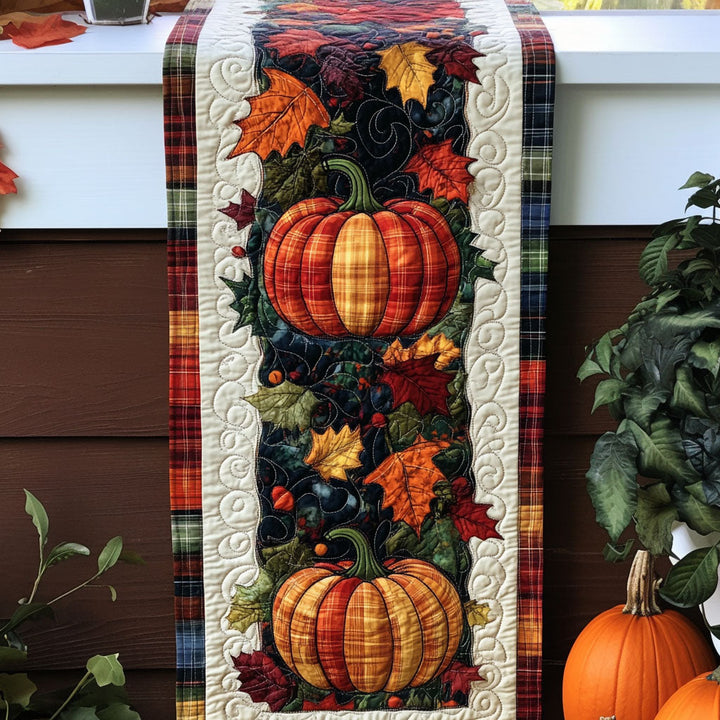 Efterårsblomstring Quilted Table Runner NCU0PT943