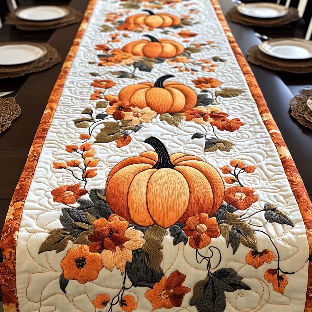 Efterårsblade Festival Quilted Table Runner NCU0NT1306