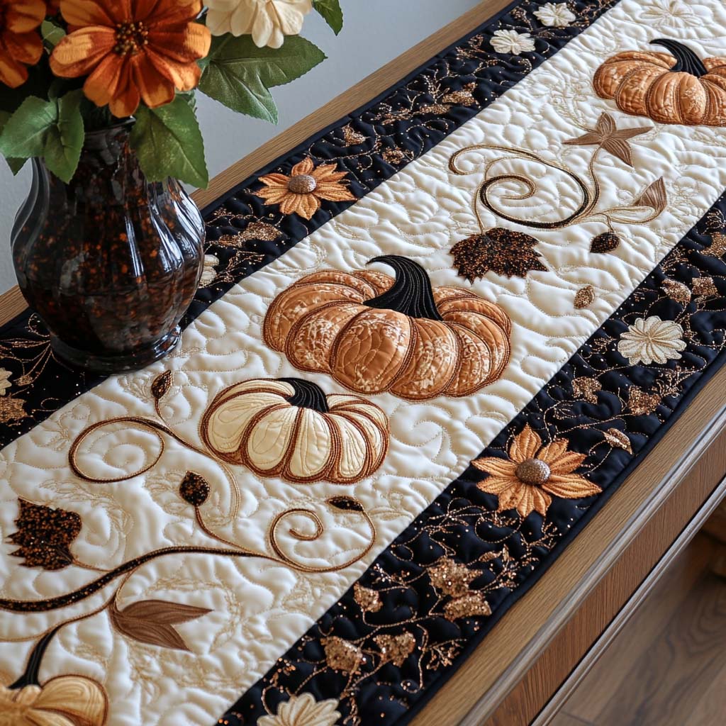 Efterårs Quilted Bordløber NCU0VT207