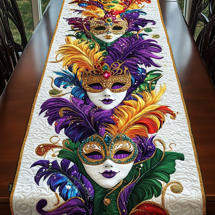 Mardi Gras Quiltet Bordløber NCU0VT111