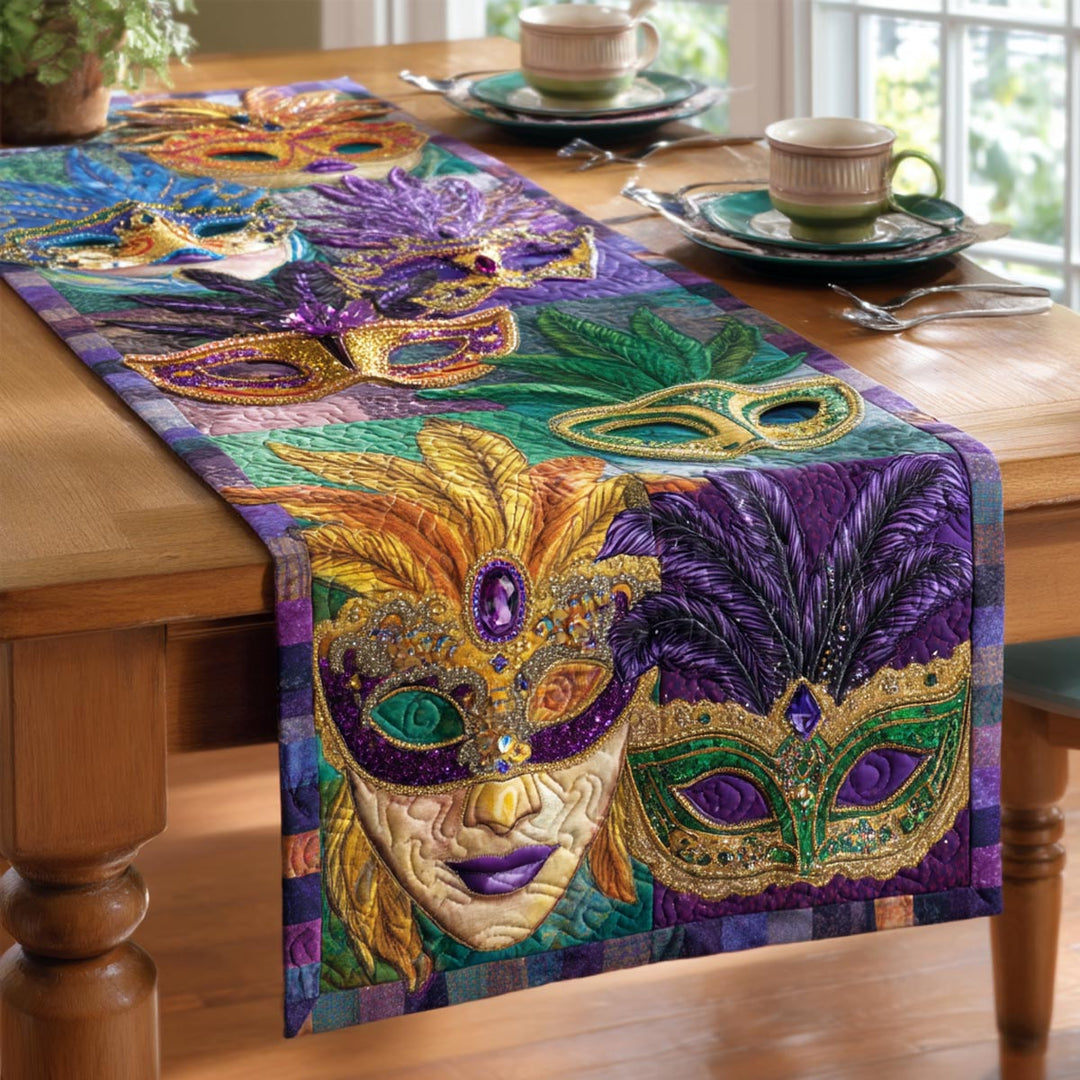Mardi Gras Quiltet Bordløber NCU0VT372