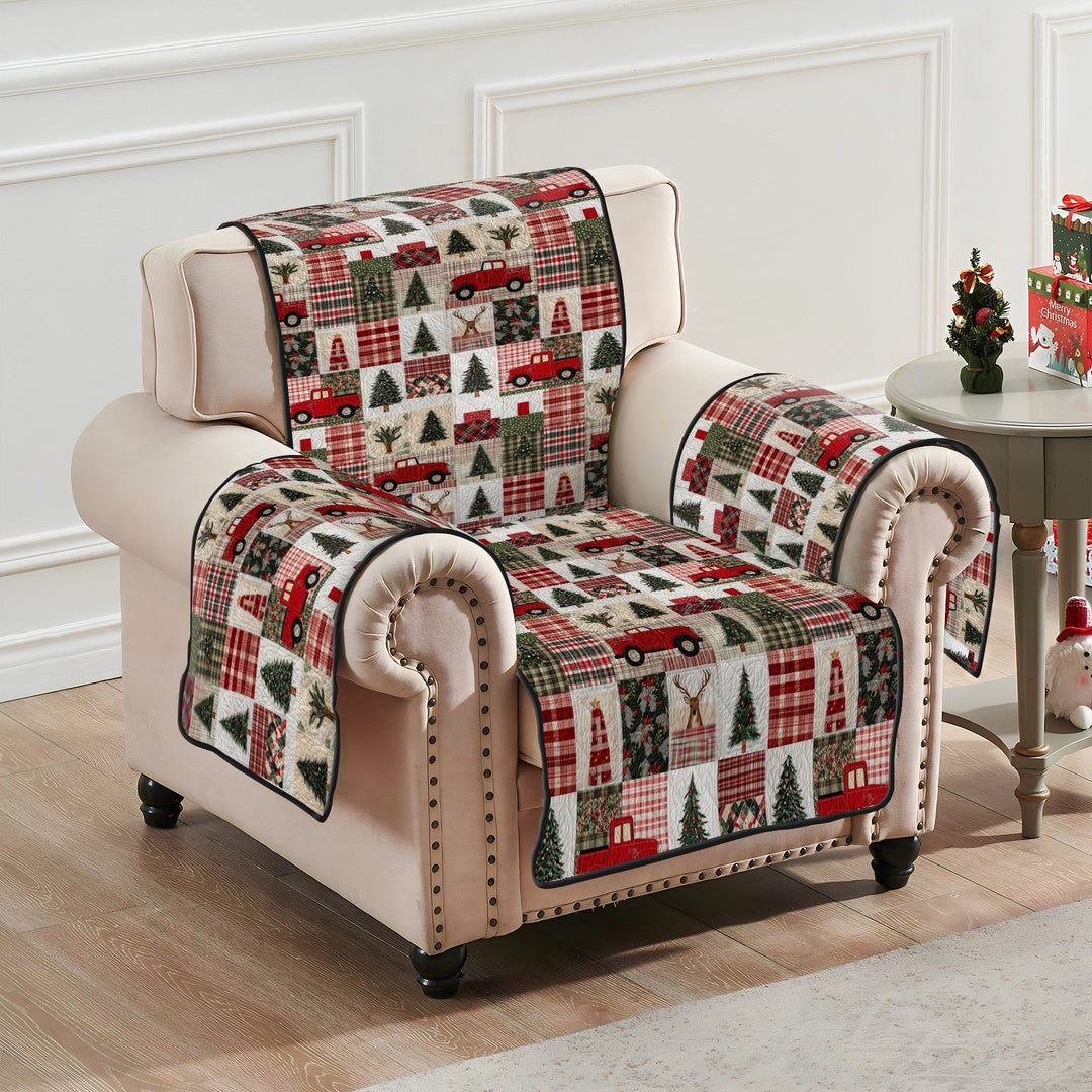 Festlig Evergreen Quilted Sofa Dække NCU0PT954