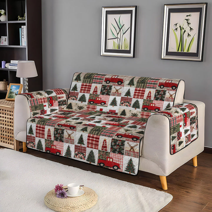 Festlig Evergreen Quilted Sofa Dække NCU0PT954