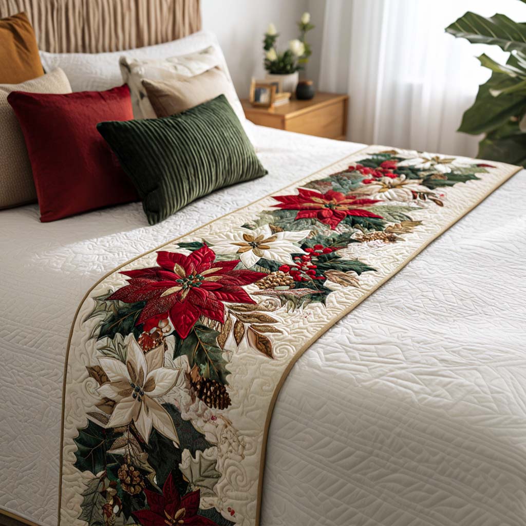 Festlig Glæde Quilted Bed Runner NCU0NT9601