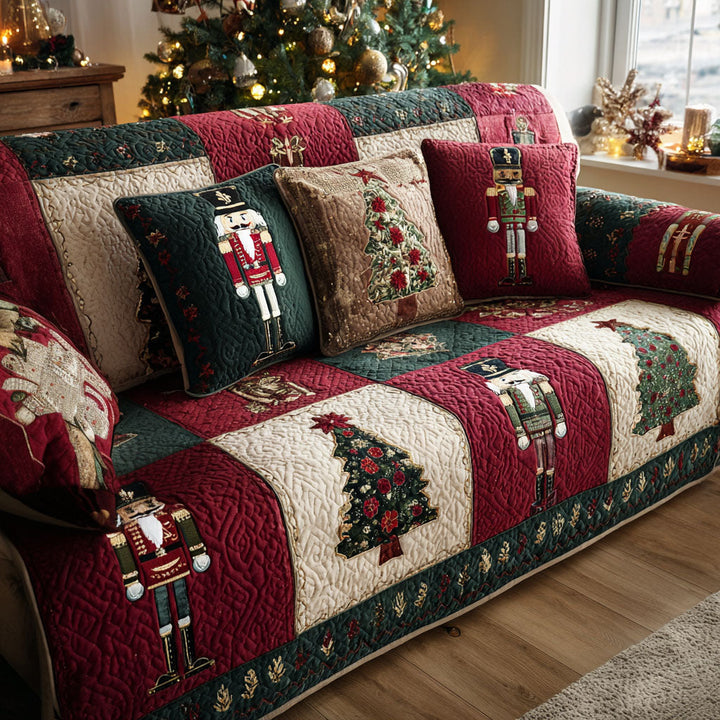 Festlig Sentinel Quilted Sofa Dække NCU0TV1134