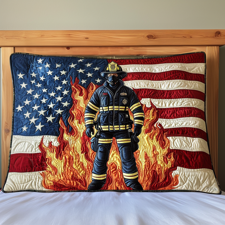 Brandmand Patriot Quilted Sengetøj Pude Betræk NCU0NT5988
