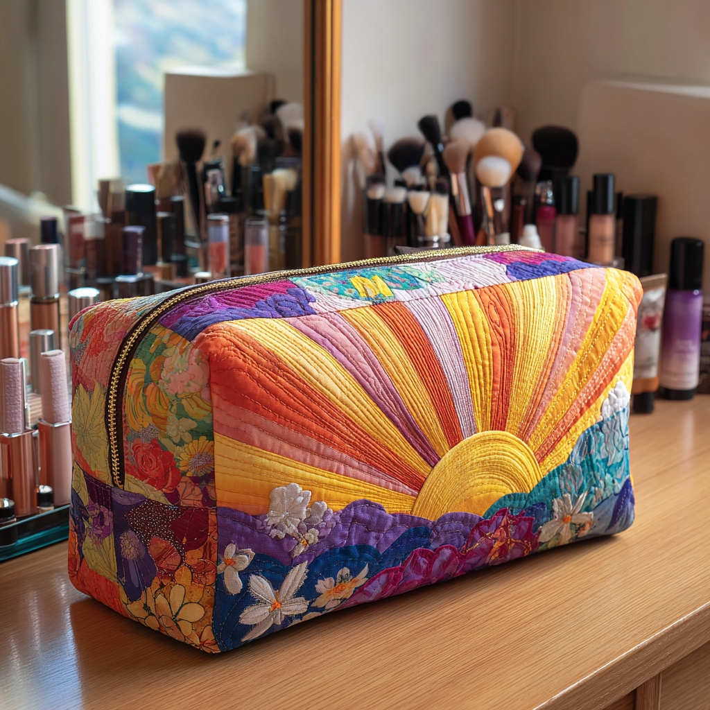 Blomster Dawn Quiltet Makeup Taske NCU0DK10299