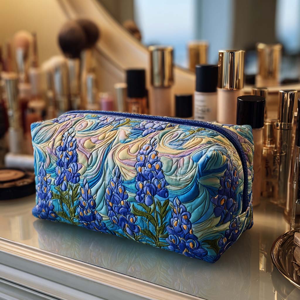 Blomster Swirl Quilted Makeup Taske NCU0NT10303
