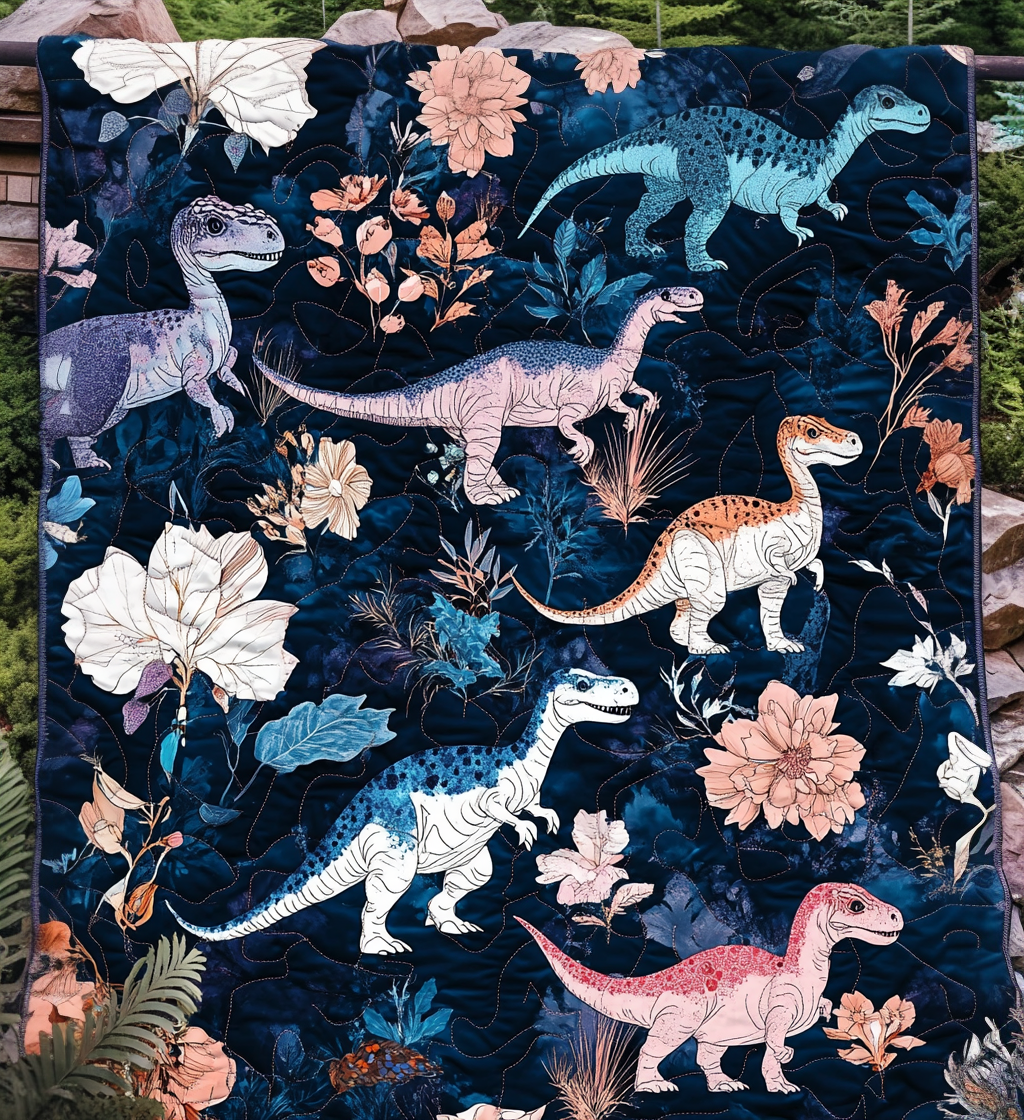 Floraldactyl Kunst Quilt Vægophæng NCU0DV865