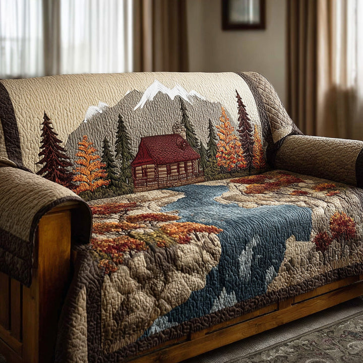 Skov Rustik Charme Quiltet Sofa Dække NCU0TD1803