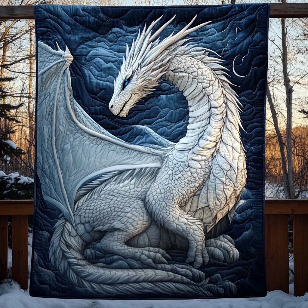 Frosted Majesty Quiltet Tæppe NCU0NT871