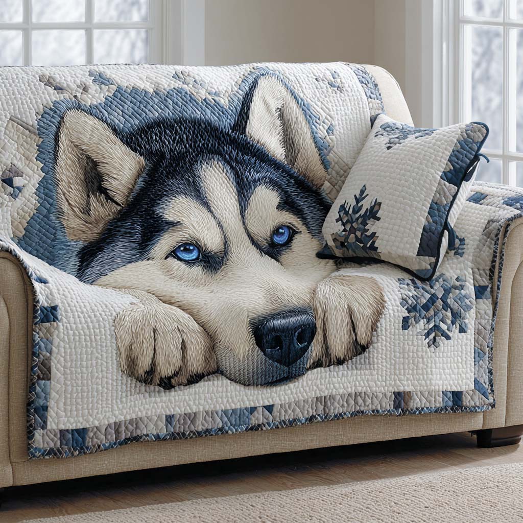 Frosty Dreamer Polstret Sofa Cover NCU0XD1267