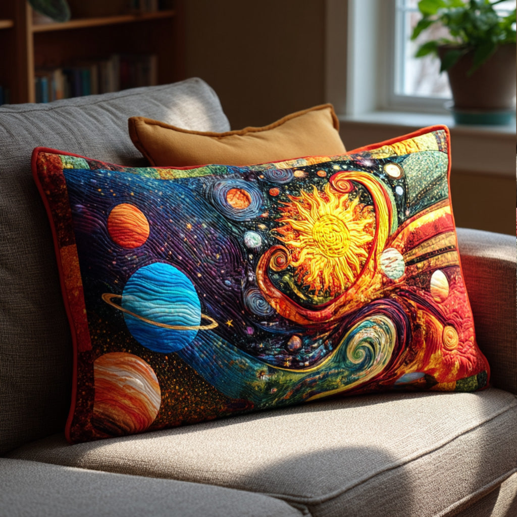 Galaktisk Fredsvej Quilted Sengetøj Pude Betræk NCU0PT9905