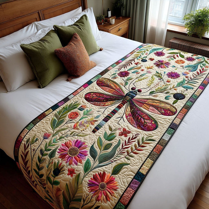 Drageflue Quilted Bed Runner NCU0VT223