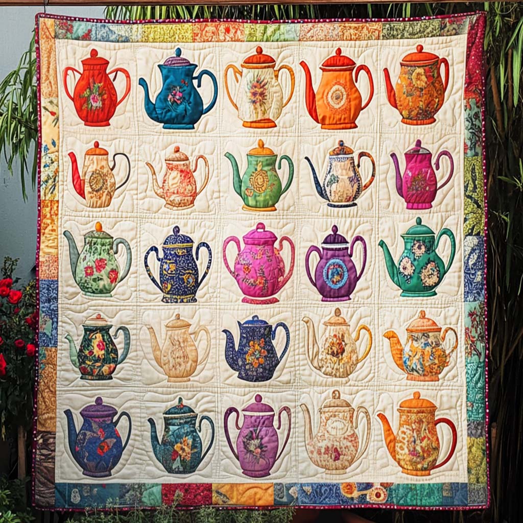 Have af Teapot Kunst Quilt Hængende NCU0NT835