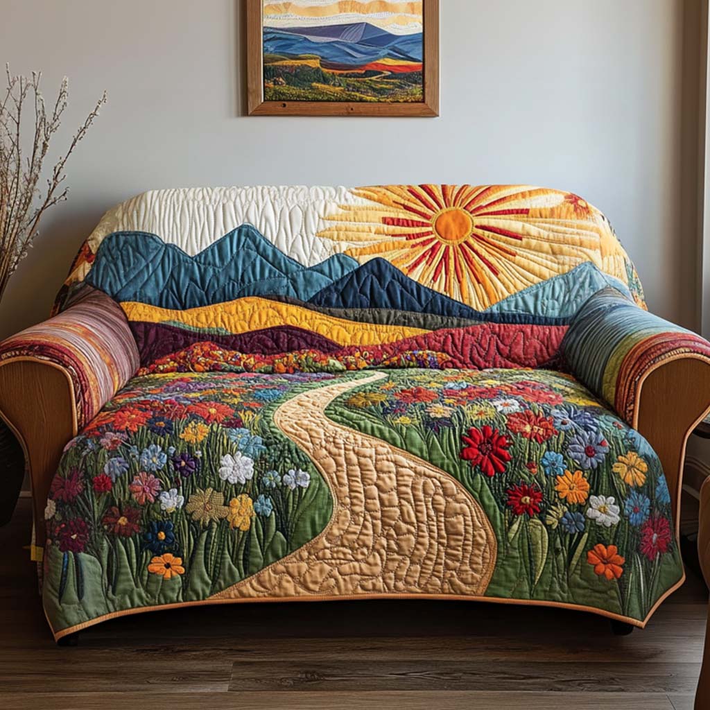 Solskin Quiltet Sofa Dække NCU0VT337
