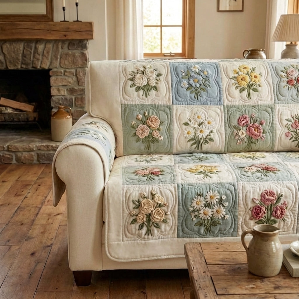 Blødt Have Quiltet Sofa Dække NCU0TV1552