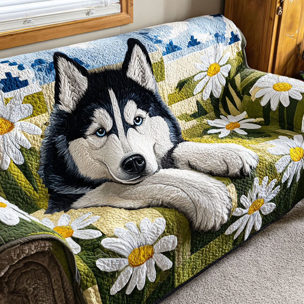 Blød Husky Quilted Sofa Dække NCU0TD2208