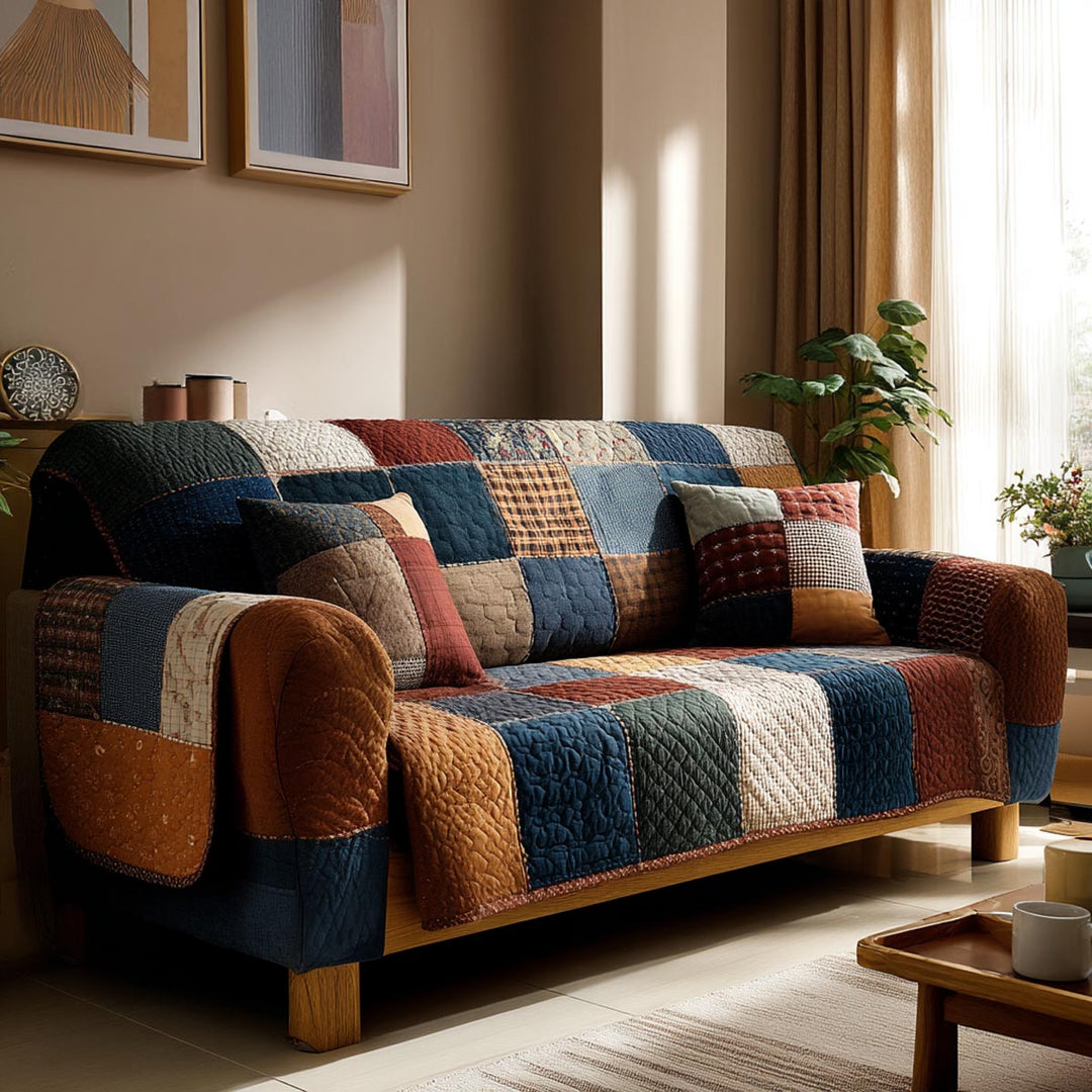 Blødt Liv Quilted Sofa Dække NCU0DV9214