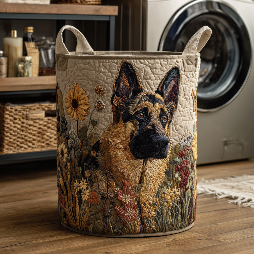 Tysk Hyrde Meadow Quilted Vasketøjskurv NCU0HNH062