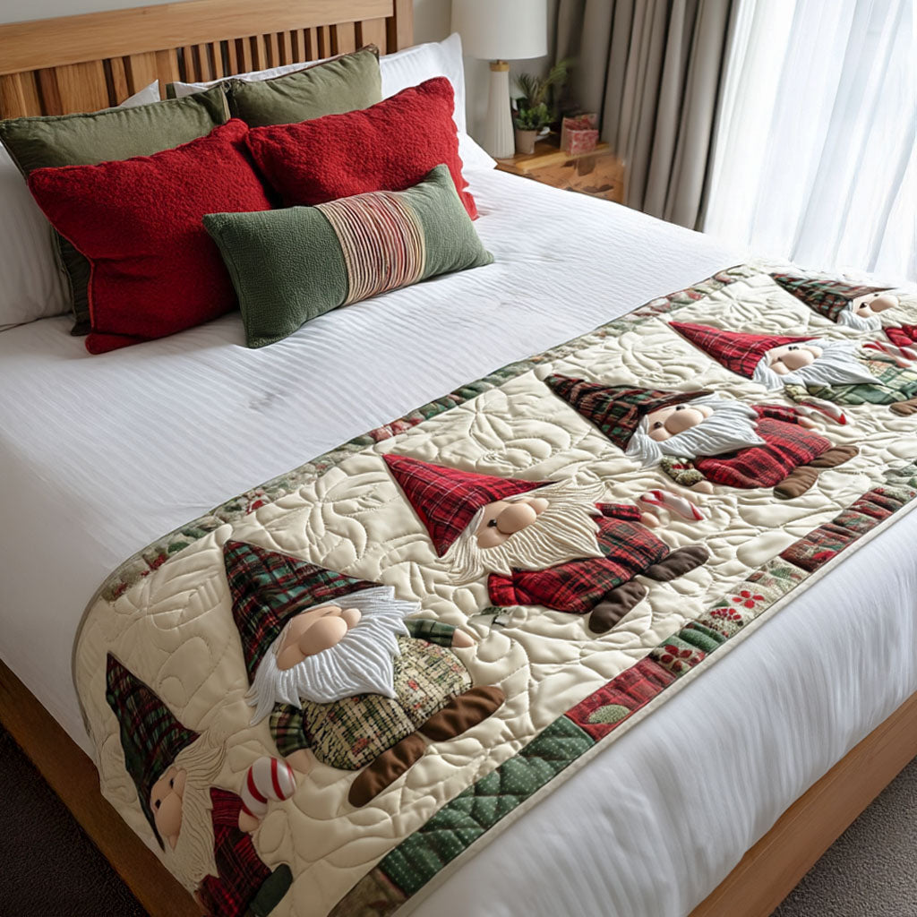Gnomer til Ferier - Quilted Bed Runner NCU0PT8985