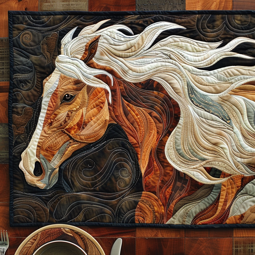 Golden Gallop Quiltet Bordskåner NCU0DV346