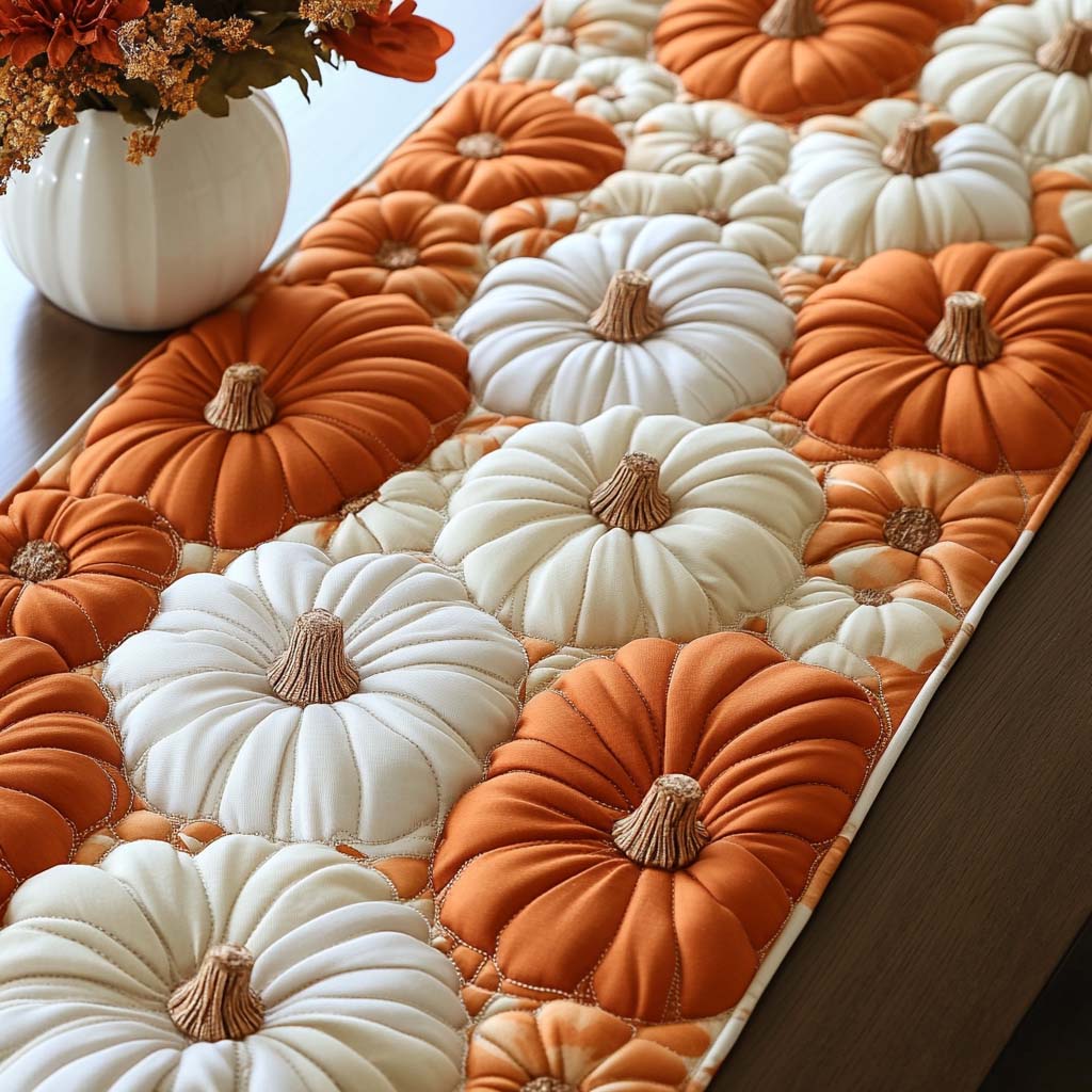 Efterårs Quilted Bordløber NCU0VT207