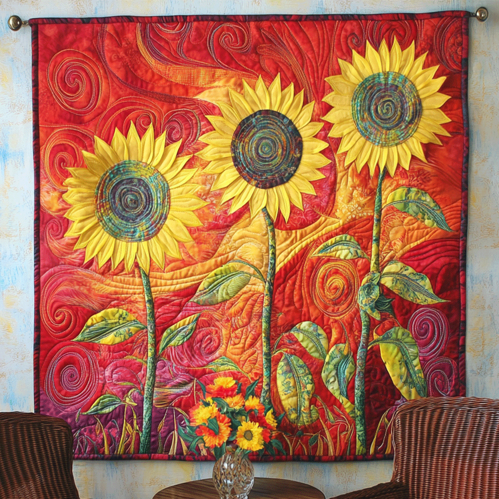 Gyldne Dage Kunst Quilt Ophæng NCU0TL944