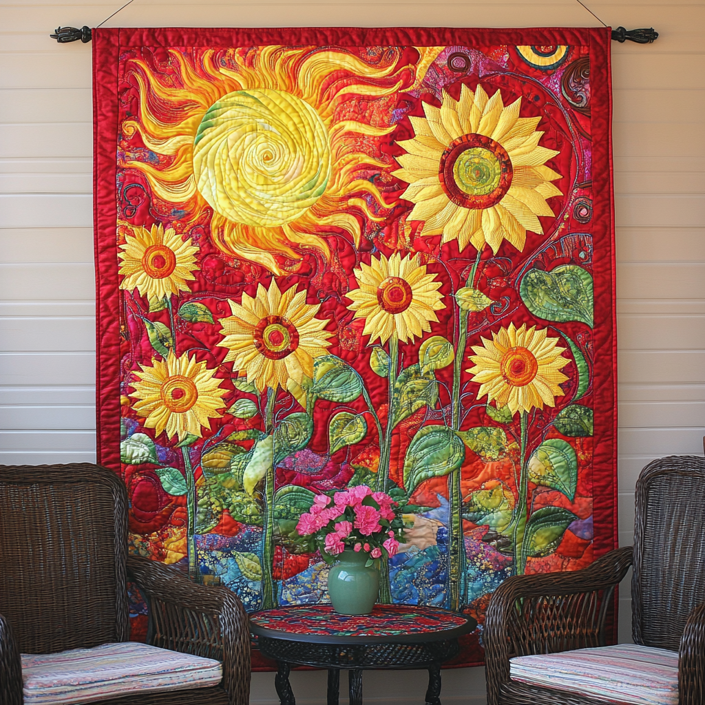 Gylden Eng Kunst Quilt Ophæng NCU0TL929