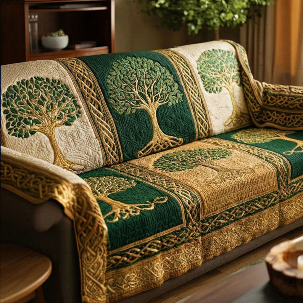 Livets Træ Quilted Sofa Cover NCU0VT368