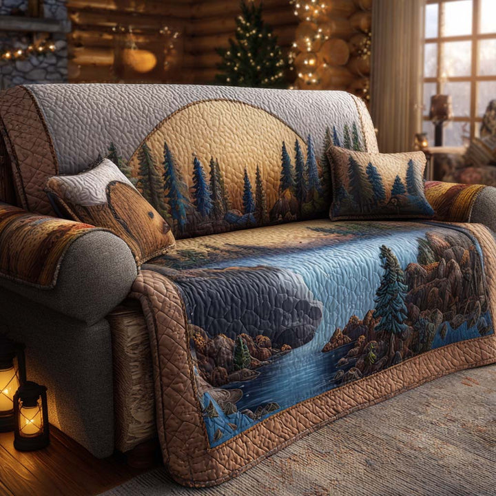 Bjørn Quiltet Sofa Dæk NCU0VT332