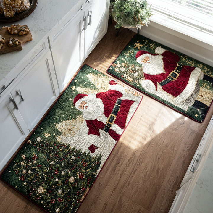 Gylden Santa Køkkenområde Tæppe NCU0DV8494