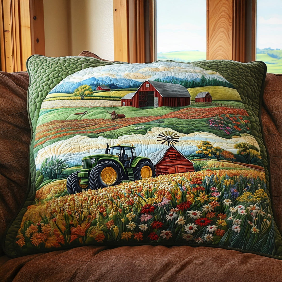 Green Acres Quilt Quiltet Sengetøj Pudevår NCU0PT7009