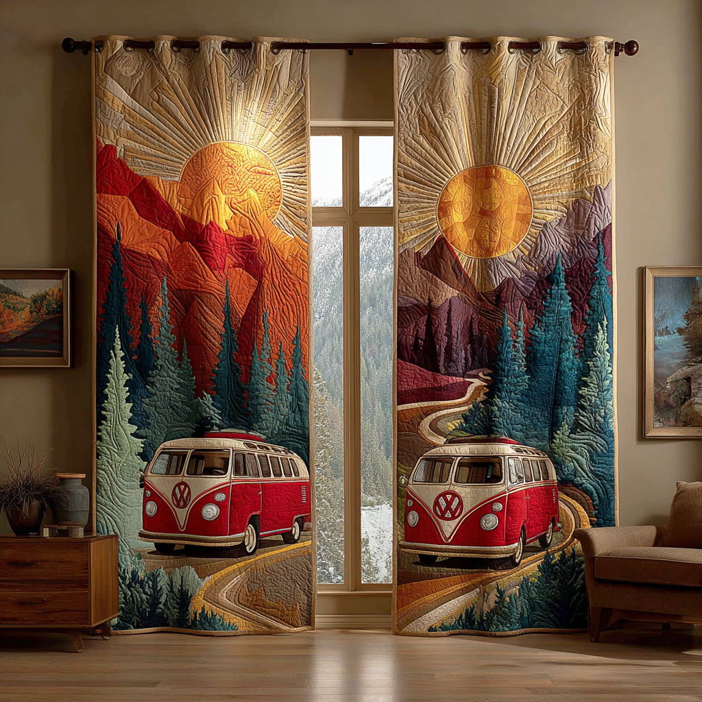 Groovy Van Sunset Quilted Gardiner NCU0TD1496