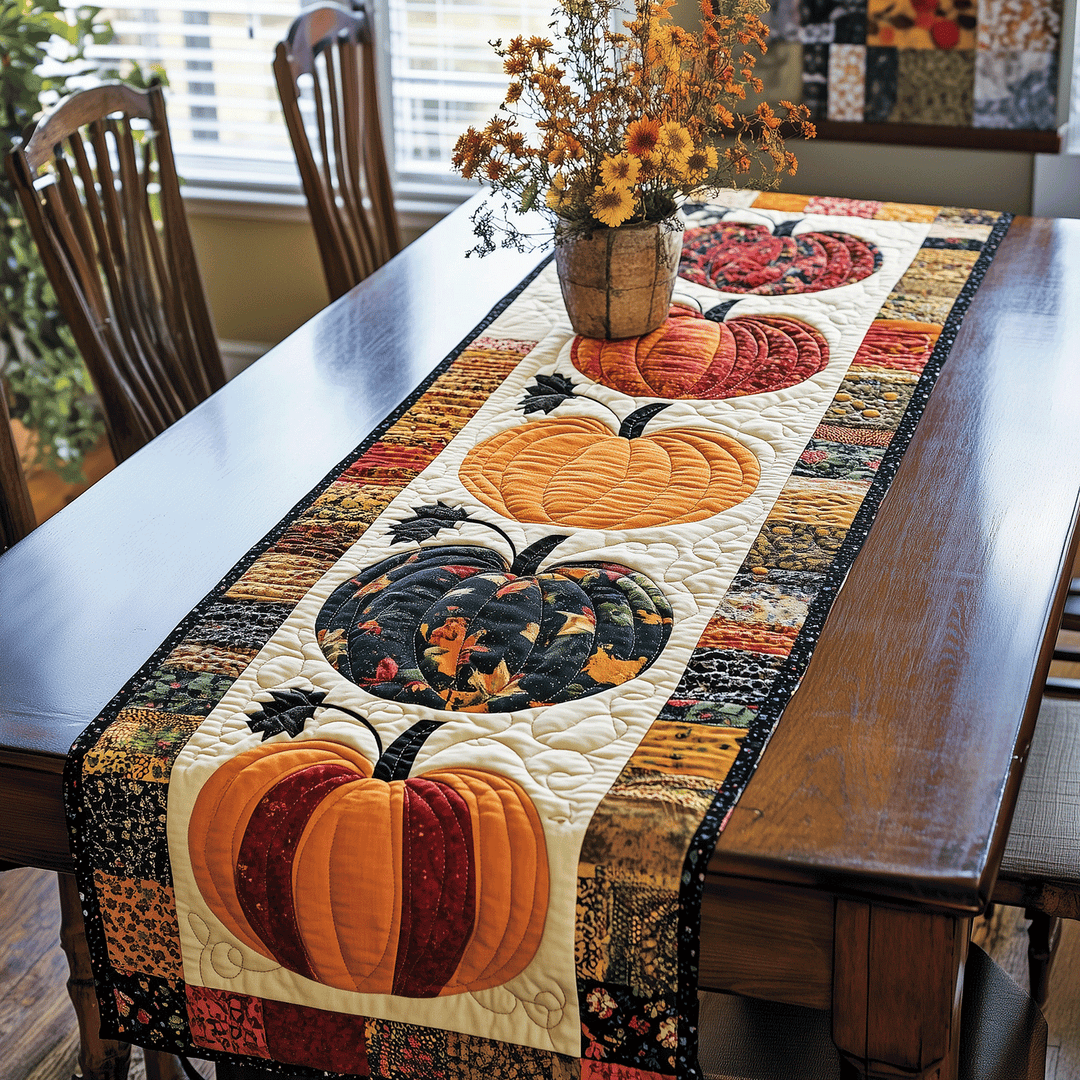 Græskar Quilted Bordløber NCU0VT37