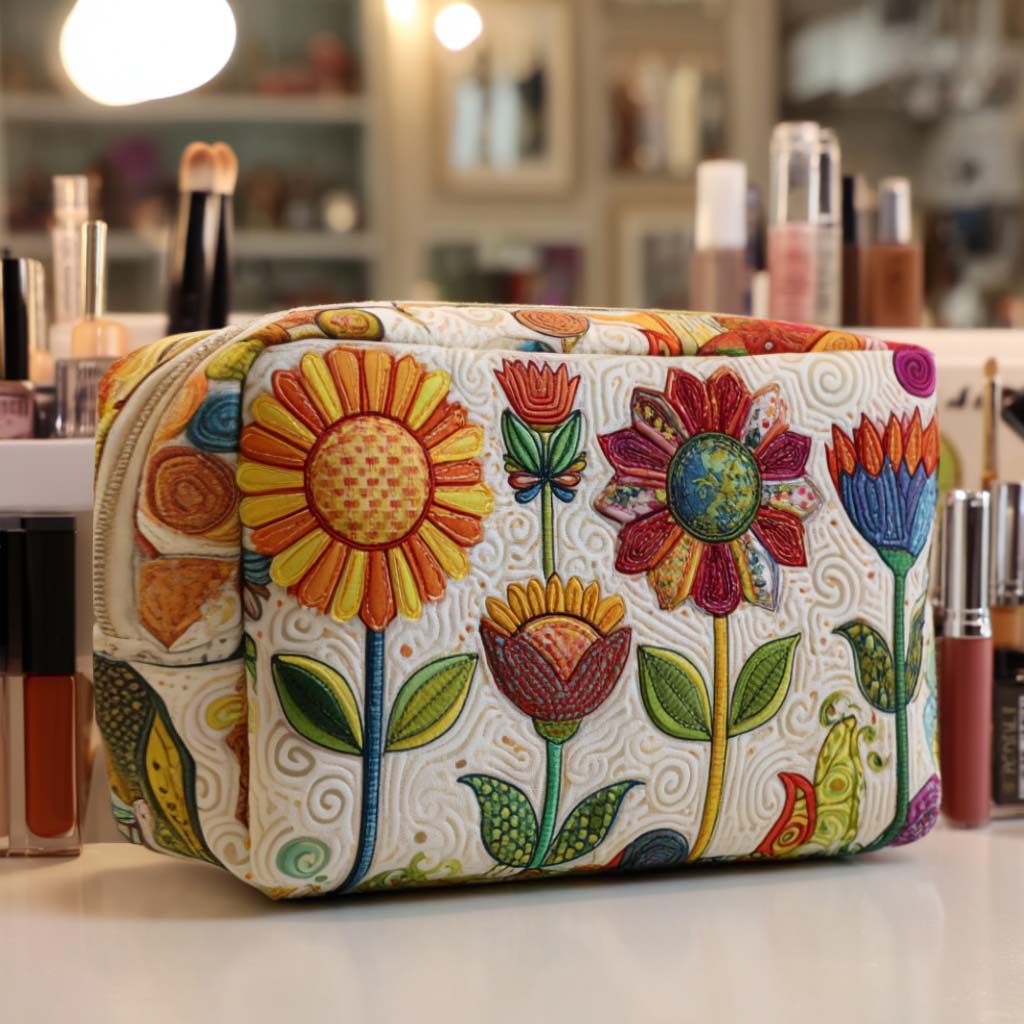 Glad Bloom Quilted Makeup Bag NCU0NT10232