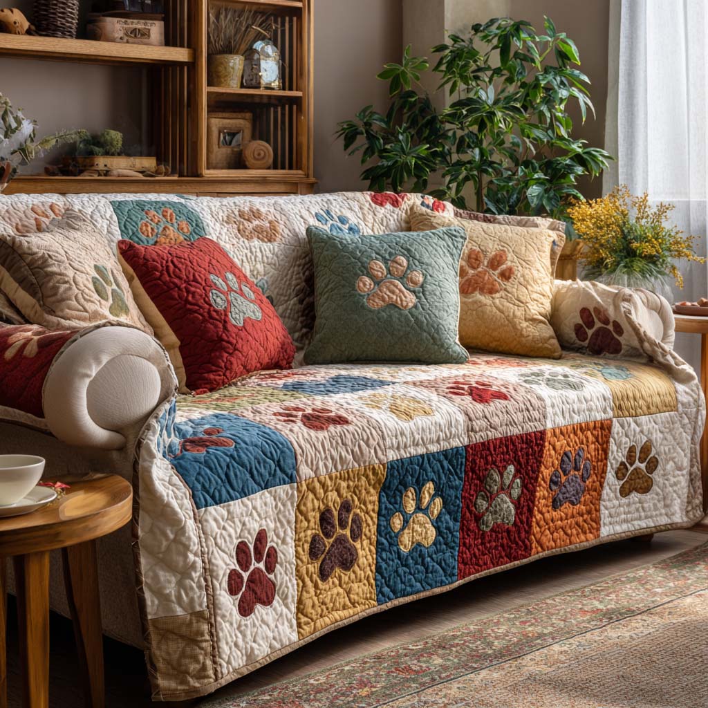 Glad Pote Quilted Sofa Dække NCU0NT11727