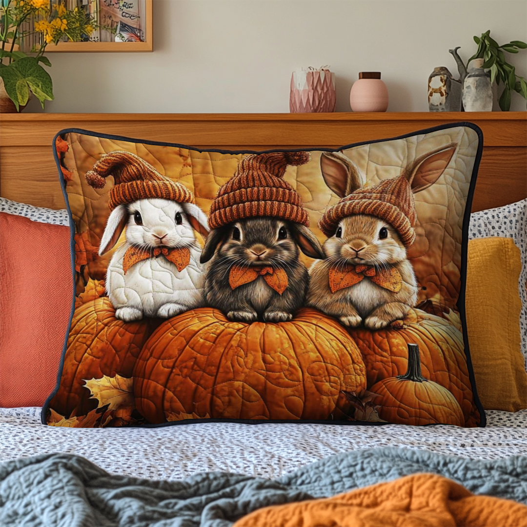 Høstkanin Tid Quilted Sengetøj Pude Betræk NCU0NT9340