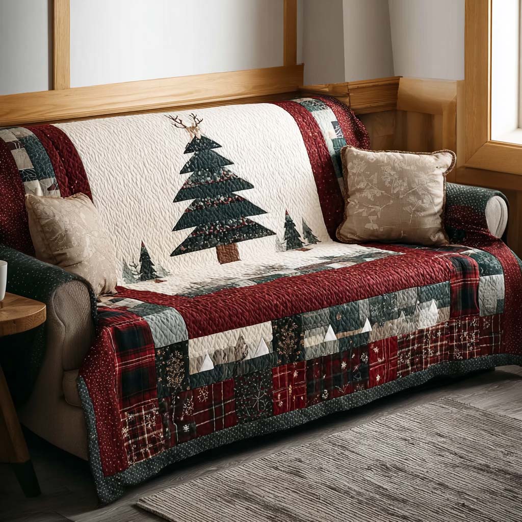 Tung Sne Quiltet Sofa Betræk NCU0NT10759