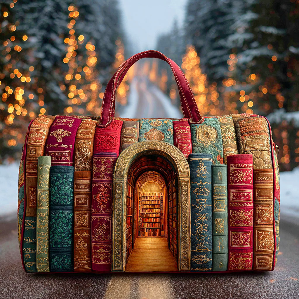 Skjult Bibliotek Quilted Duffle Bag NCU0TD872