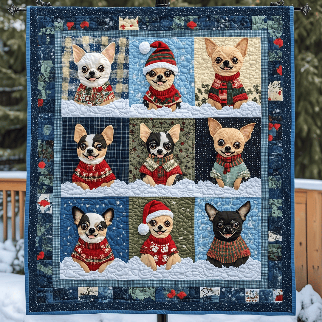 Ferien Chi Paws Kunst Quilt Ophæng NCU0TH1609