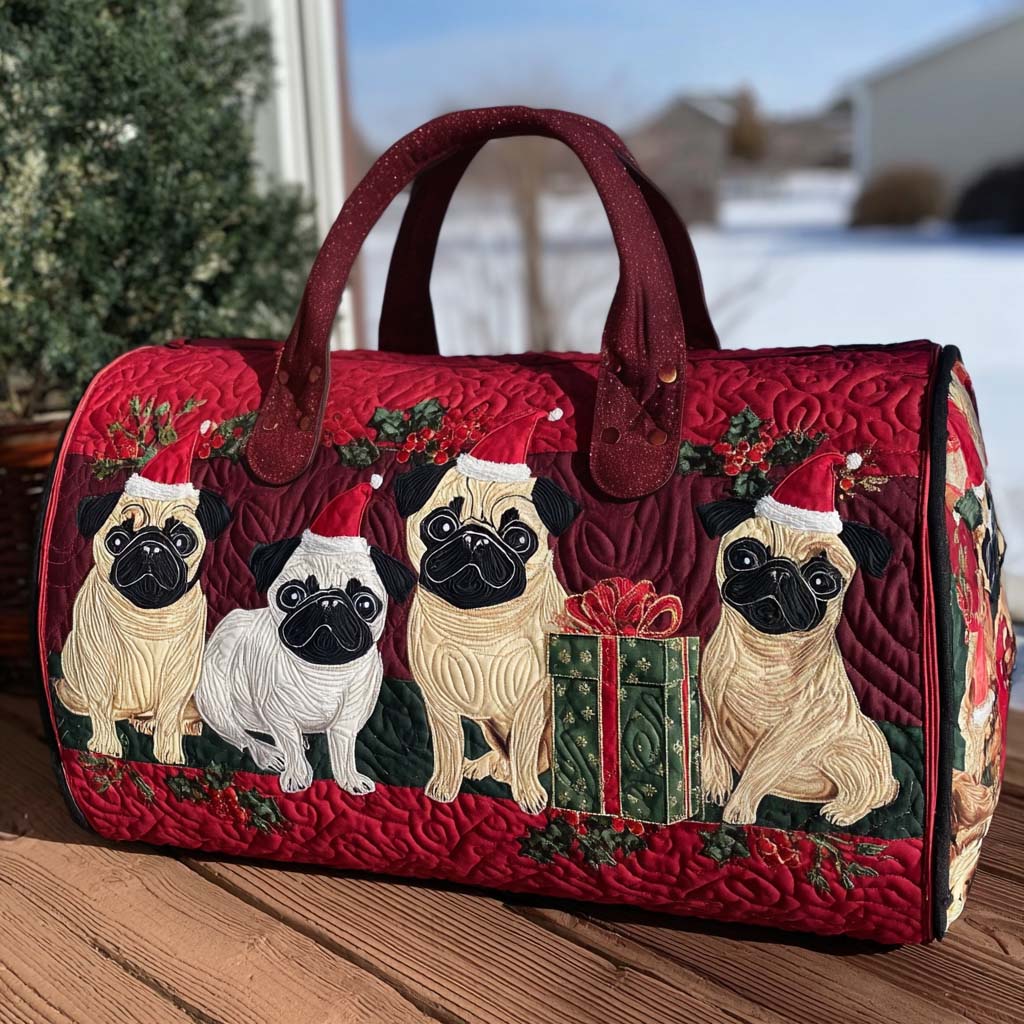 Ferie Pugsy Quilted Duffle Bag NCU0PT9558