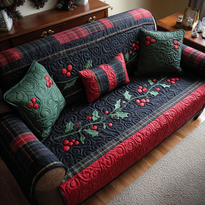Jule Quilted Sofa Cover NCU0VT283