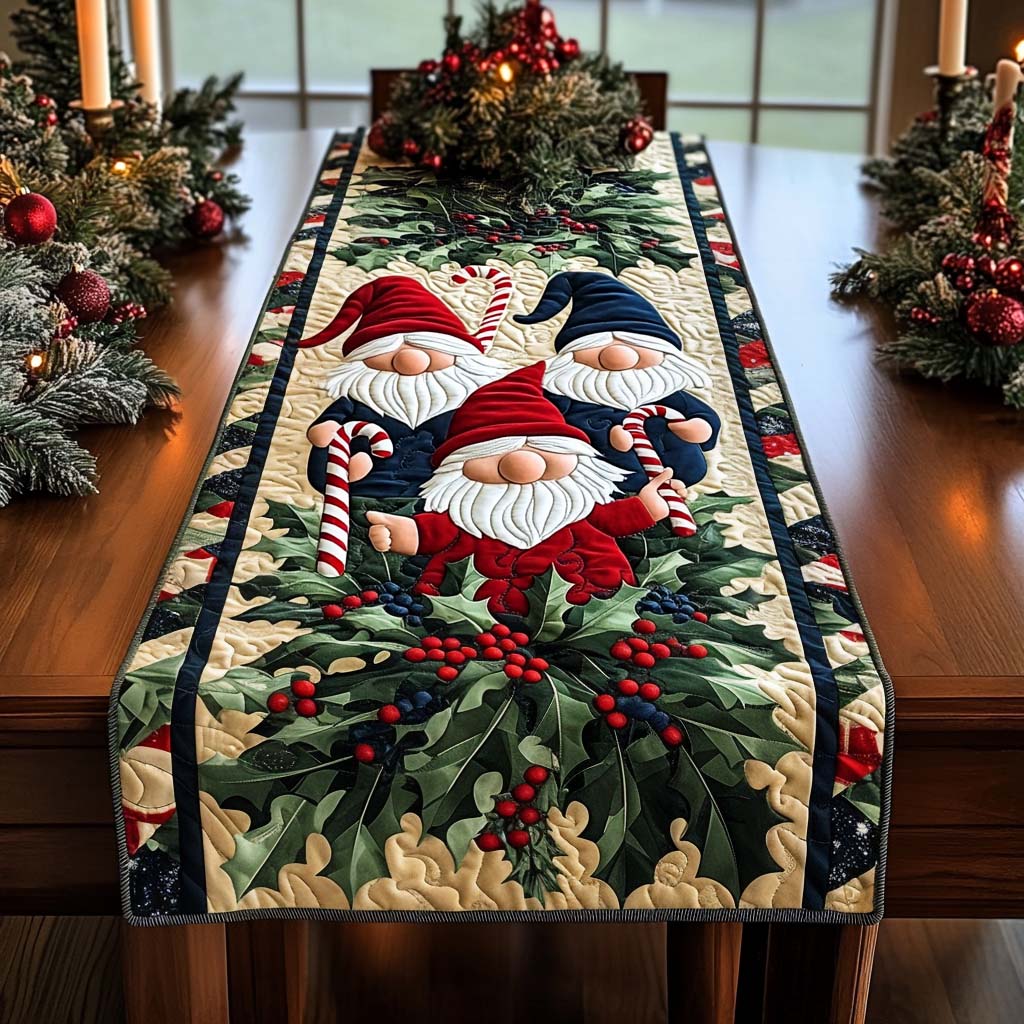 Holly Jolly Quiltet Bordløber NCU0NT640