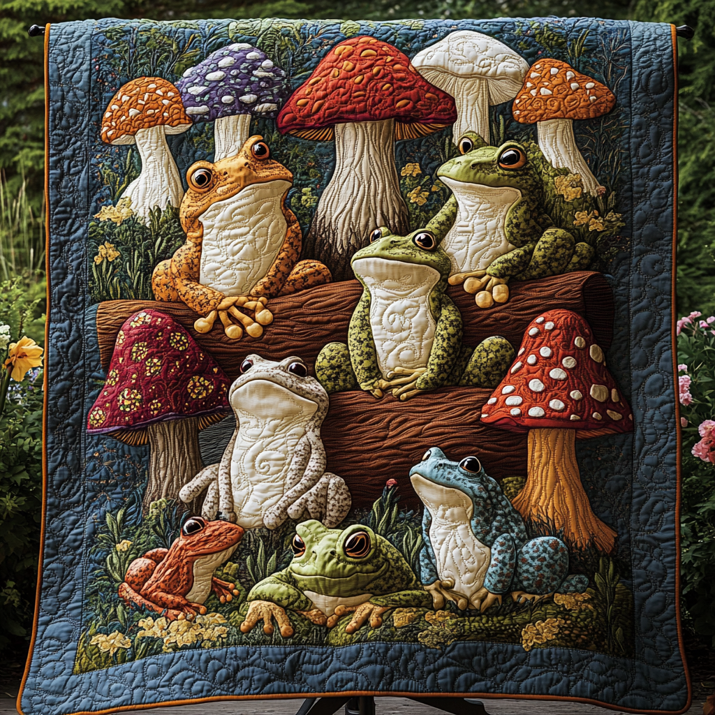 Hoppy Haven Quiltet Tæppe NCU0DK3918